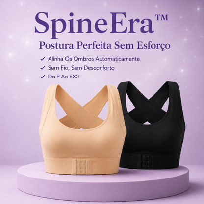SpineEra™ — Sutiã Corretor De Postura Com Alça Cruzada Nas Costas