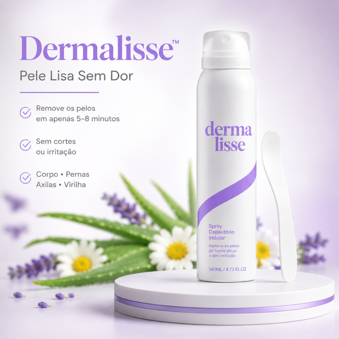 Dermalisse™ Spray Depilatório Indolor