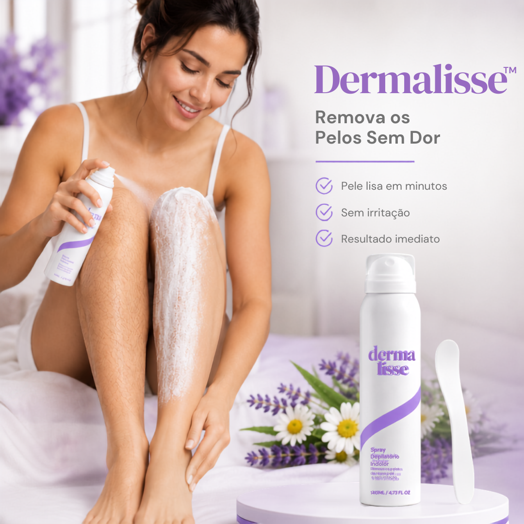 Dermalisse™ Spray Depilatório Indolor