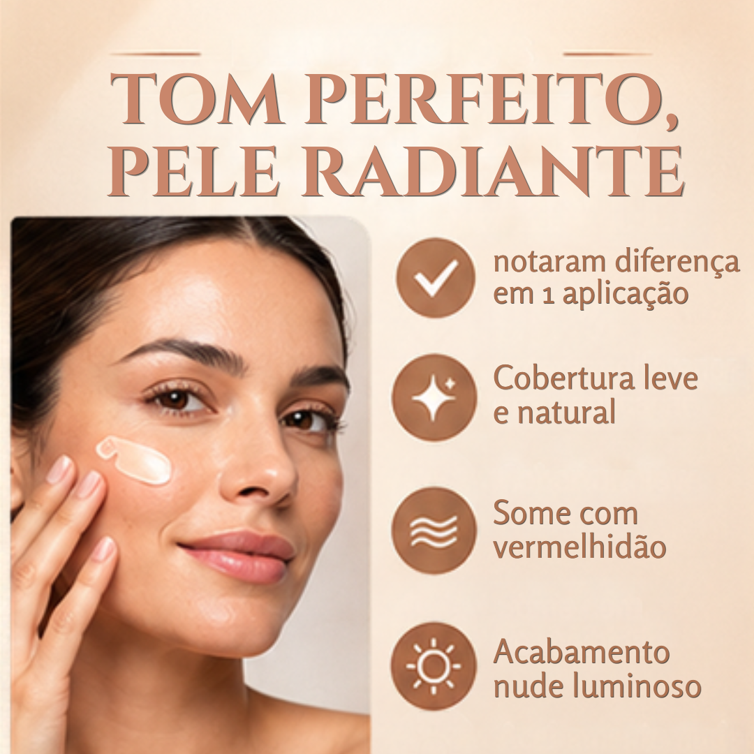Base Ela™ CC sérum tonalizante corretor de cor