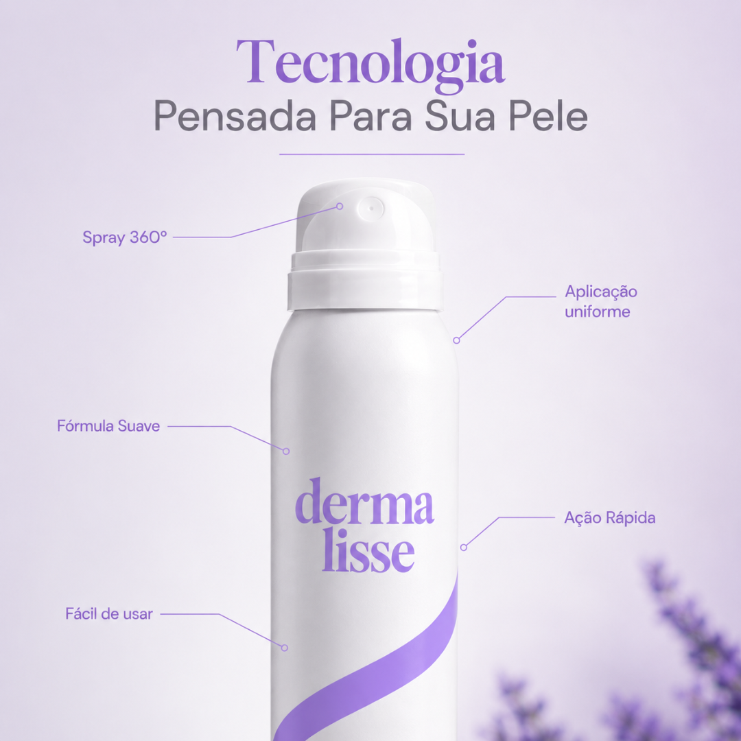 Dermalisse™ Spray Depilatório Indolor