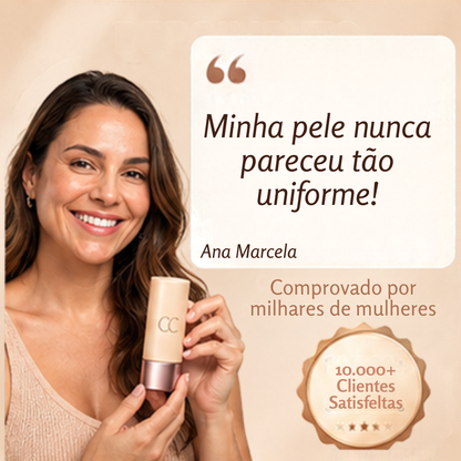Base Ela™ CC sérum tonalizante corretor de cor