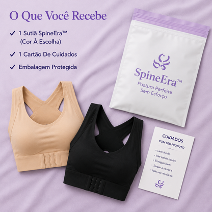 SpineEra™ — Sutiã Corretor De Postura Com Alça Cruzada Nas Costas